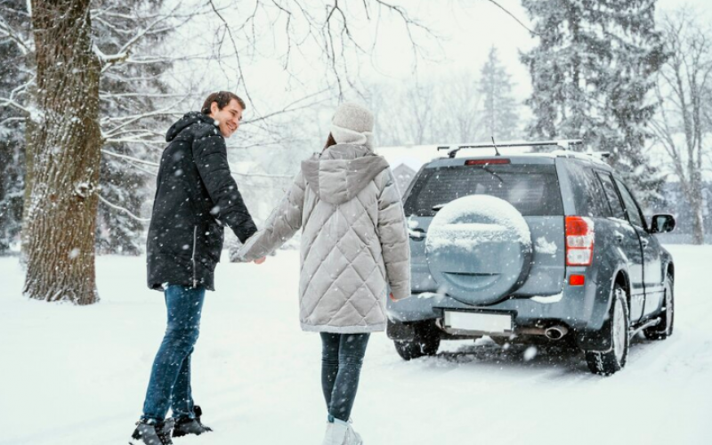 Driving on Ice and Avoiding Skids