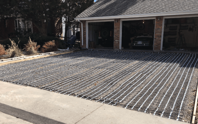 Hydronic Heated Driveway
